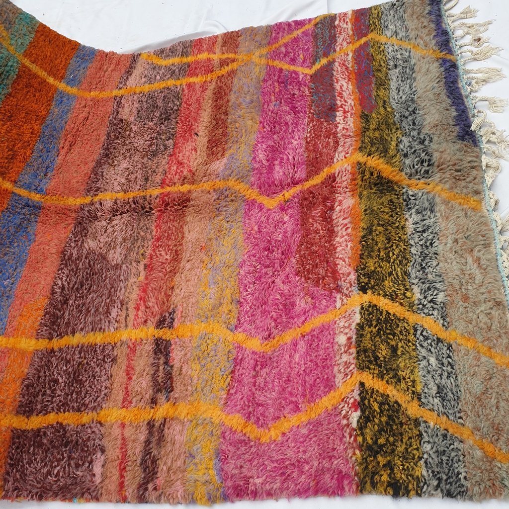 WAHA | 10x7 Ft | 3x2 m | Moroccan Beni Ourain Rug | 100% wool handmade - OunizZ