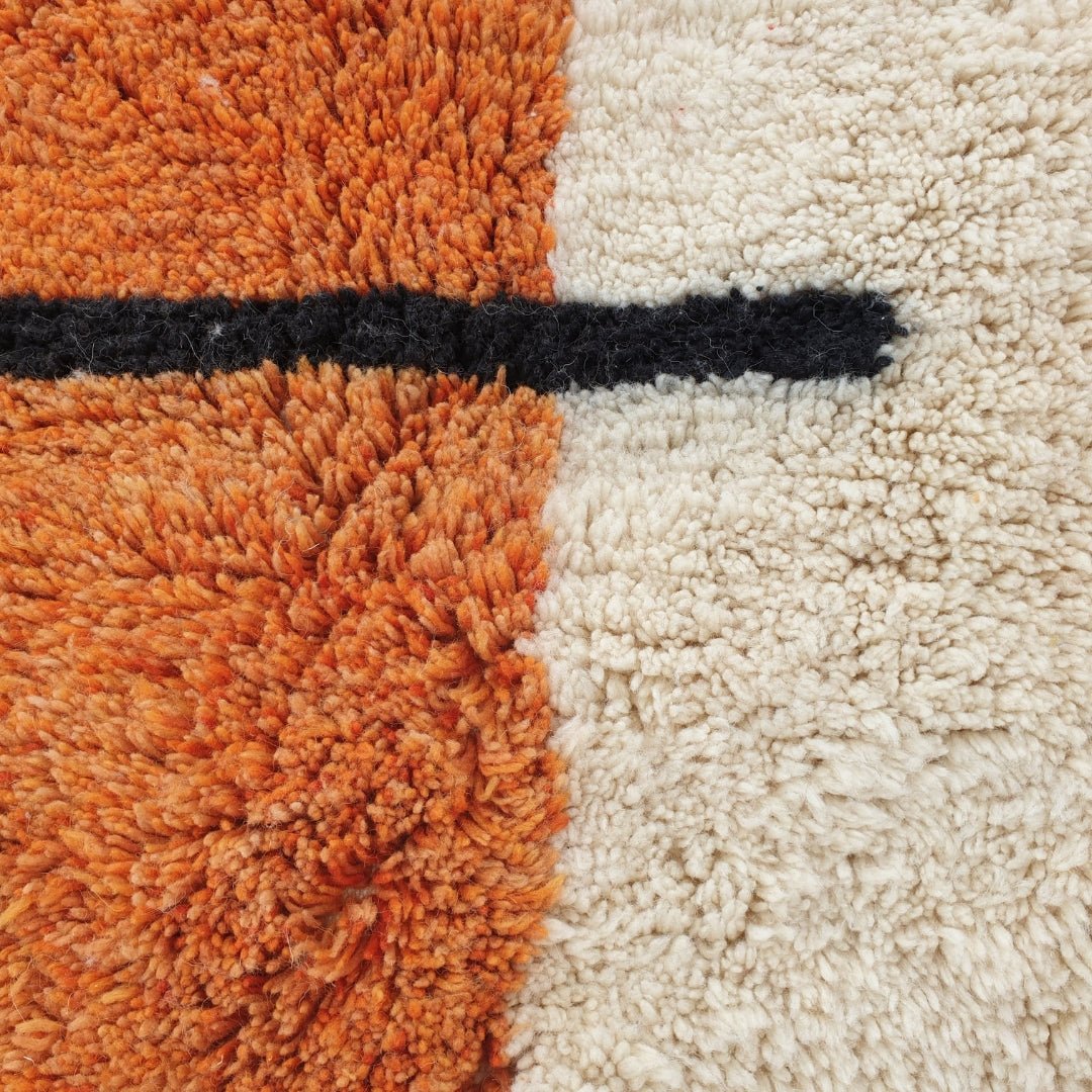 Wahida | Moroccan Beni Mrirt rug Ultra Soft & Thick | 11'52x7'80 Ft | 351x237 cm | Moroccan Colorful Beni Mrirt Rug | 100% wool handmade - OunizZ