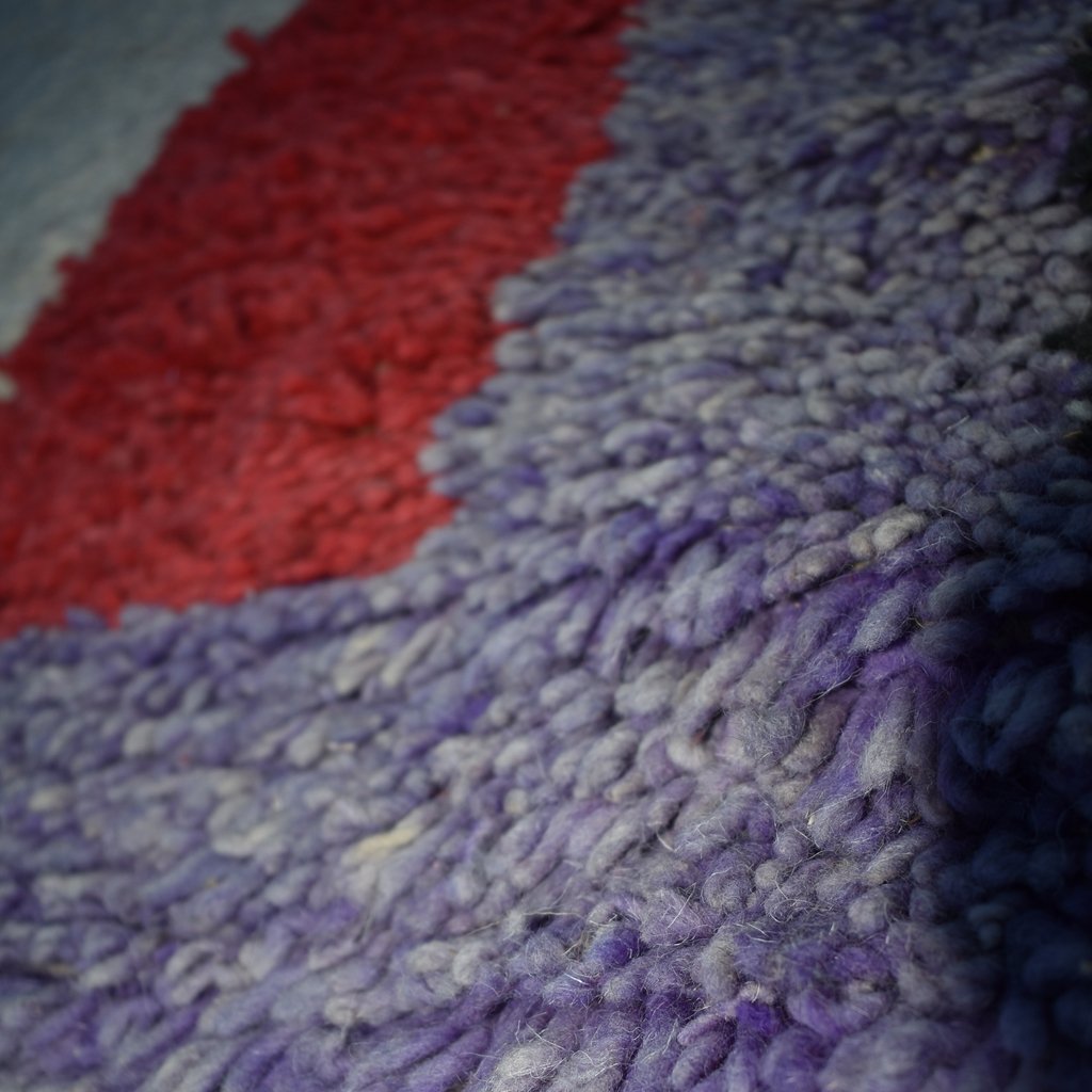 WALIYA | 8x5 Ft | 2,5x1,5 m | Moroccan Colorful Rug | 100% wool handmade - OunizZ