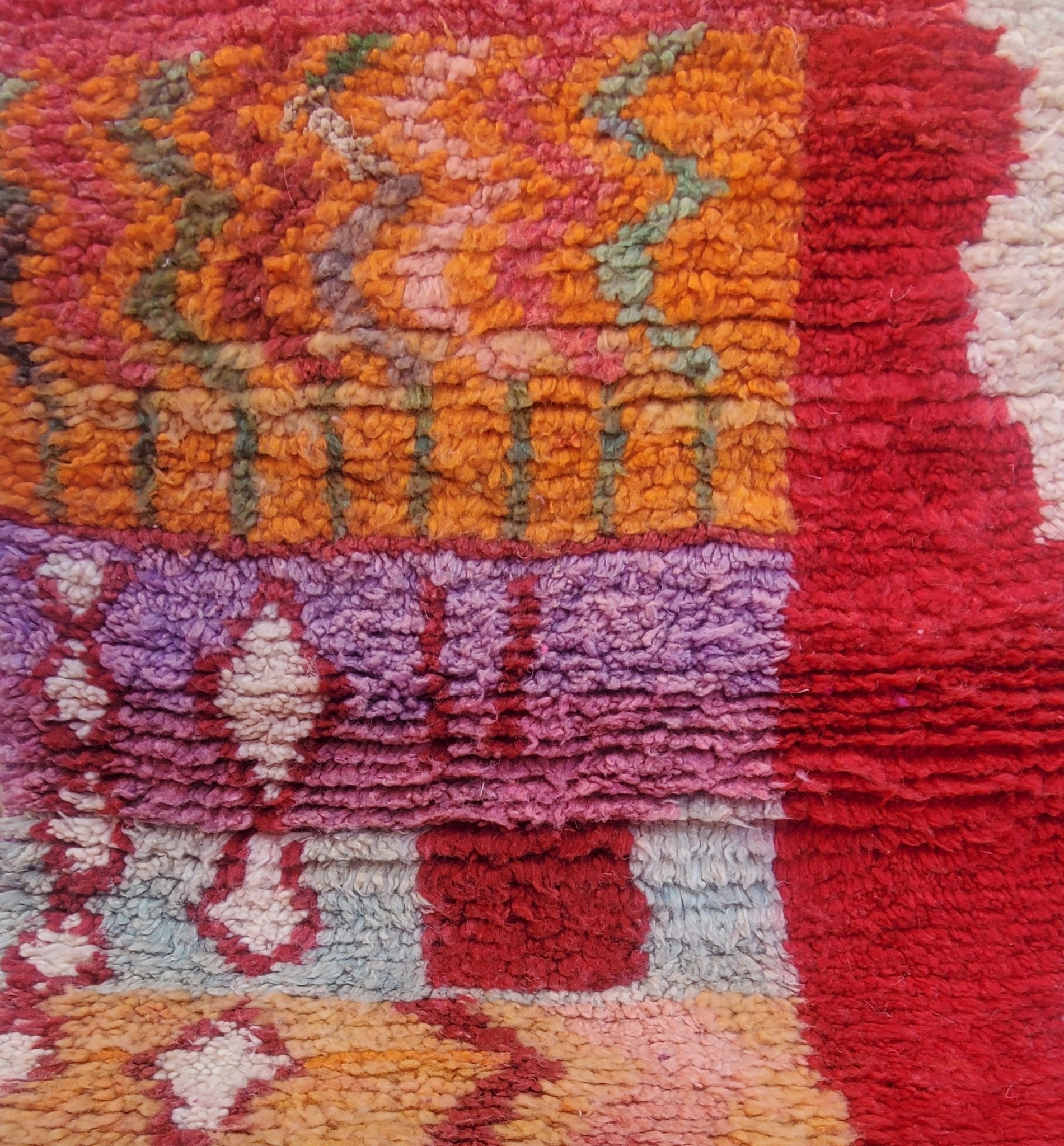 WANUDIN | Boujaad Rug | 100% wool handmade in Morocco - OunizZ