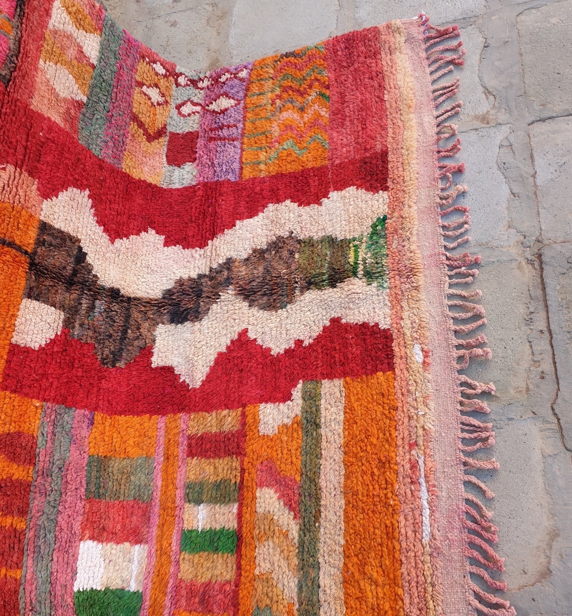 WANUDIN | Boujaad Rug | 100% wool handmade in Morocco - OunizZ