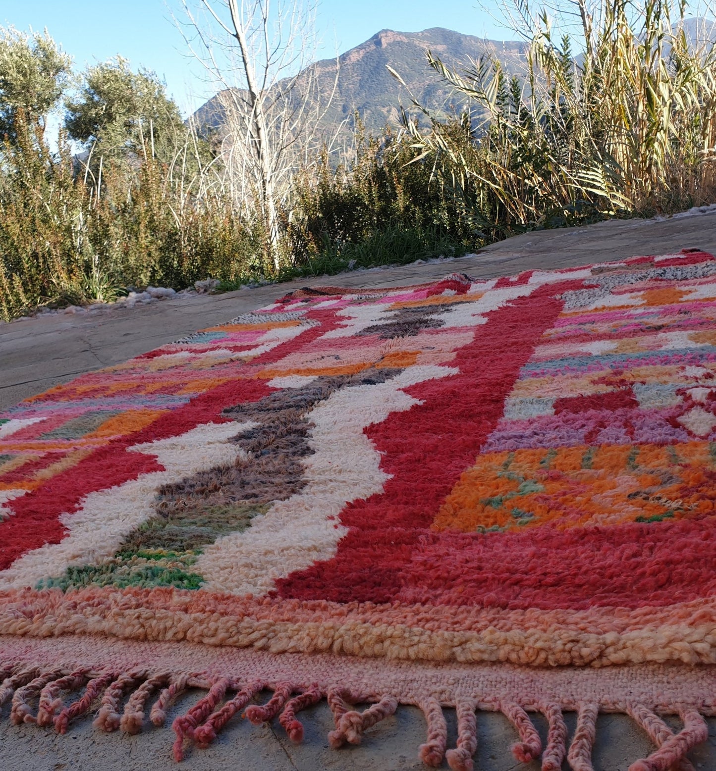 WANUDIN | Boujaad Rug | 100% wool handmade in Morocco - OunizZ