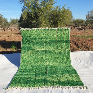 Wayal | Moroccan rug Beni Ouarain Ultra Soft | 9'78x6'62 Ft | 2x3 m | Moroccan Colorful Beni Ouarain Rug | 100% wool handmade - OunizZ