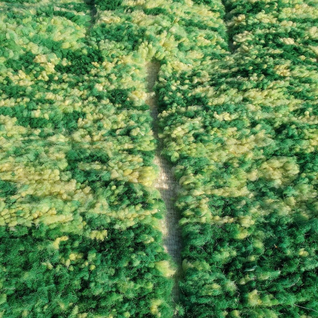 Wayal | Moroccan rug Beni Ouarain Ultra Soft | 9'78x6'62 Ft | 2x3 m | Moroccan Colorful Beni Ouarain Rug | 100% wool handmade - OunizZ