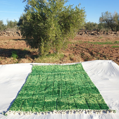 Wayal | Moroccan rug Beni Ouarain Ultra Soft | 9'78x6'62 Ft | 2x3 m | Moroccan Colorful Beni Ouarain Rug | 100% wool handmade - OunizZ