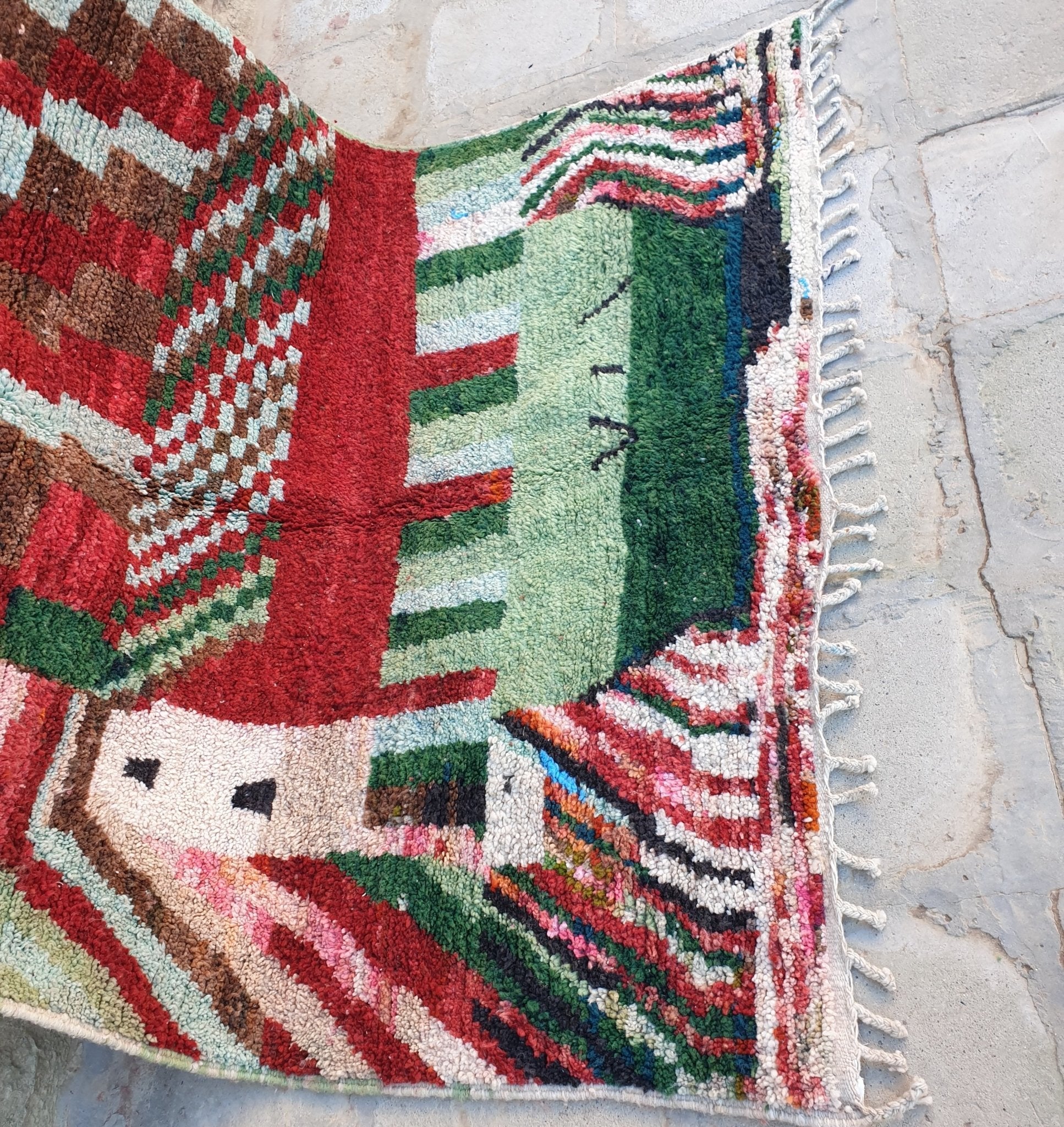 WEZNA | Boujaad Rug | 100% wool handmade in Morocco - OunizZ