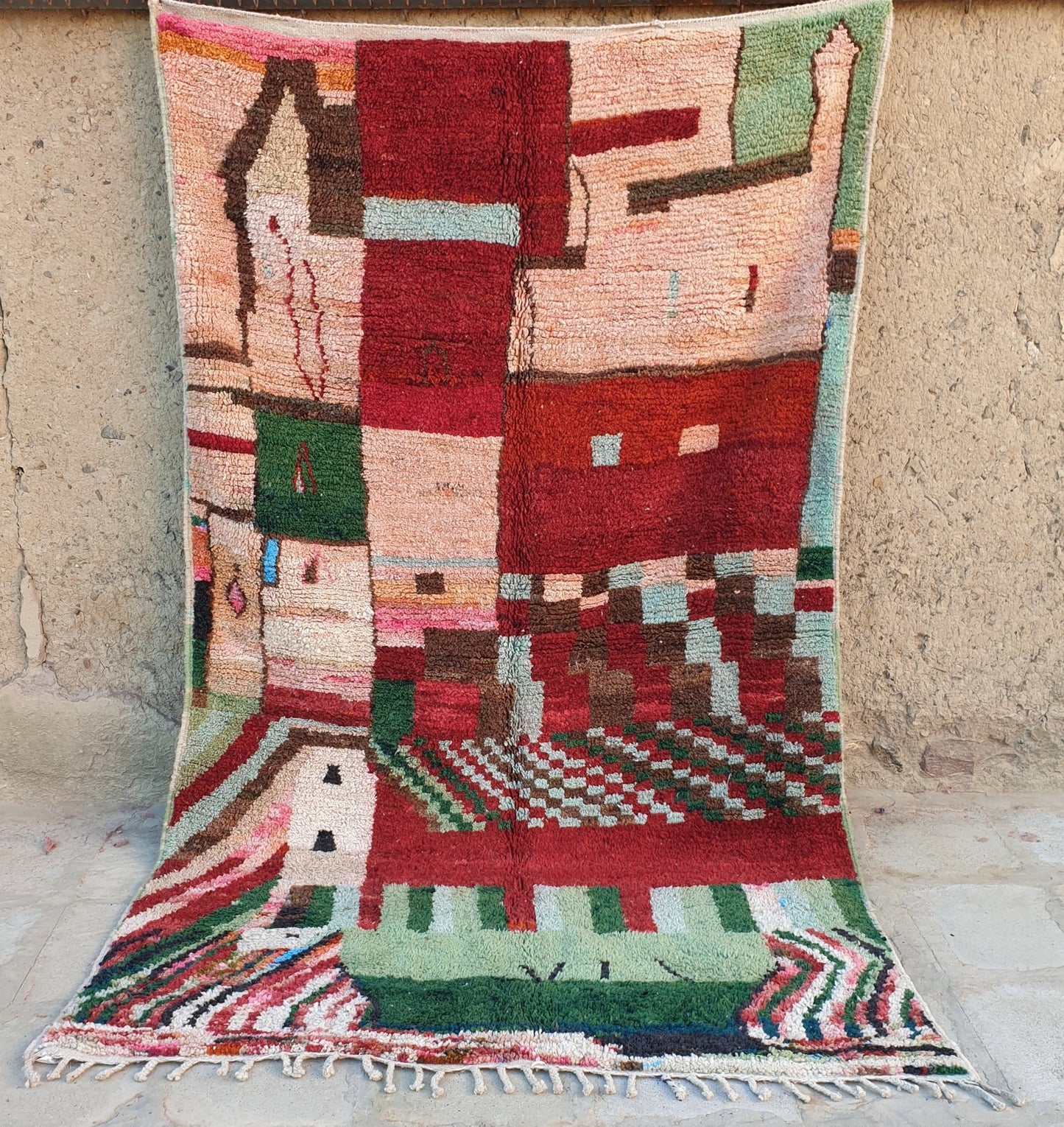 WEZNA | Boujaad Rug | 100% wool handmade in Morocco - OunizZ