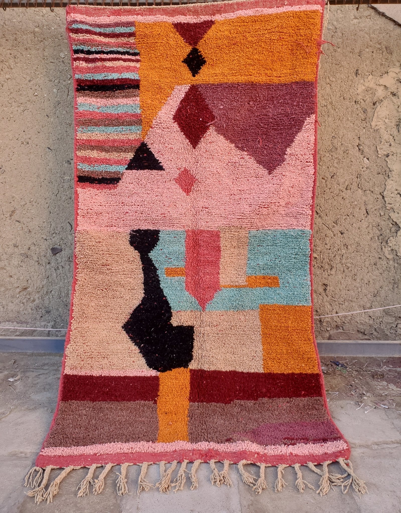 YELLANA | Boujaad Rug | 100% wool handmade in Morocco - OunizZ