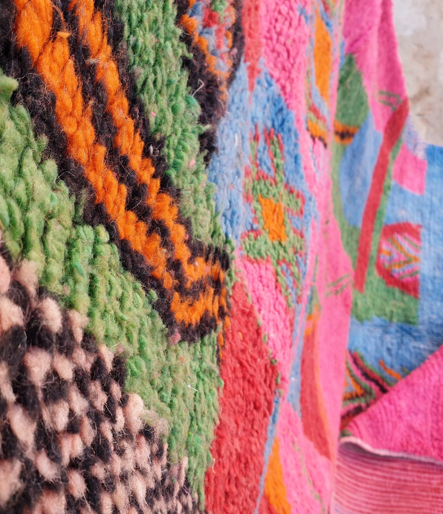 YILDA | Boujaad Rug | 100% wool handmade in Morocco - OunizZ