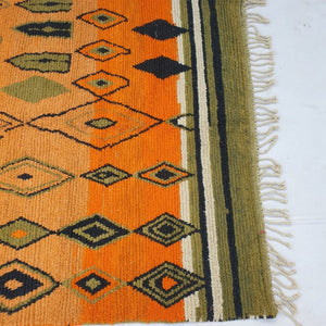 Zaina - MOROCCAN RUG BOUJAD | Moroccan Berber Rug | Colorful Rug Moroccan Carpet | Authentic Handmade Berber Bedroom Rugs | 10'20x6'59 Ft | 311x201 cm - OunizZ