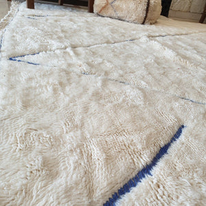 ZAYA | 12'6x10'2 Ft | 384x312 cm | Moroccan Beni Mrirt Rug | 100% wool handmade - OunizZ