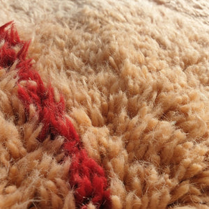 ZHAR Squared (Ultra Fluffy Beni rug) | 6'7x6'7 Ft | 2x2 m | Moroccan Beni Mrirt Rug | 100% wool handmade - OunizZ