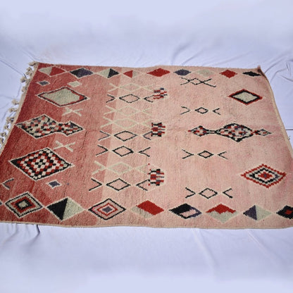 ZINE | 9x6 Ft | 3x2 m | Moroccan Colorful Rug | 100% wool handmade - OunizZ