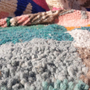 ZLIR | 9'5x6'5 Ft | 3x2 m | Moroccan Colorful Rug | 100% wool handmade - OunizZ