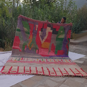 ZOUREA | Boujaad Rug 11x8 Ft 3,5x2,5 M | 100% wool handmade in Morocco - OunizZ